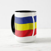 Khmer Kampuchea Krom Flagge Tasse (Vorderseite Links)