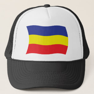 Khmer Kampuchea Krom-Flaggenhut Truckerkappe