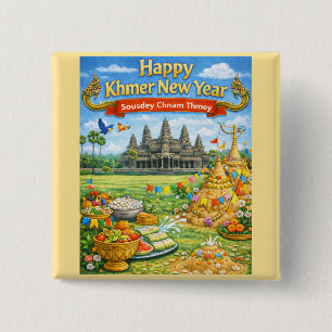 Khmer Neujahrsfest-Sousdey Chnam Thmey Button