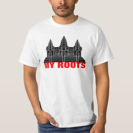 Khmer-Stolz: Mein Roots2 T-Shirt (Vorderseite)