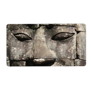 Khmer Stone Gesicht ... Bayon Temple, Kambodscha