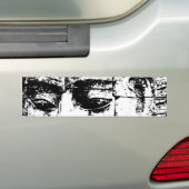 Khmer Stone Gesicht ... Bayon Temple, Kambodscha Autoaufkleber (Auf Auto)