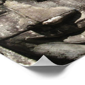 Khmer Stone Gesicht ... Bayon Temple, Kambodscha Poster (Ecke)