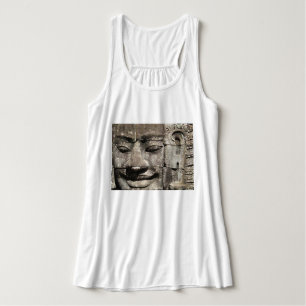Khmer Stone Gesicht ... Bayon Temple, Kambodscha Tank Top