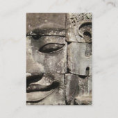 Khmer Stone Gesicht ... Bayon Temple, Kambodscha Visitenkarte (Rückseite)