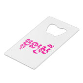 Khmer Young Sister - Aun Srei / ប្ អូ ន ស្ រី Geldbeutel Flaschenöffner (Vorderseite Schrägansicht)