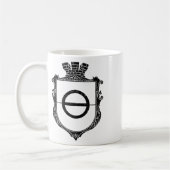 Khmut Ukraine Waffen Flagge Oblast Donezk Kaffeetasse (Links)