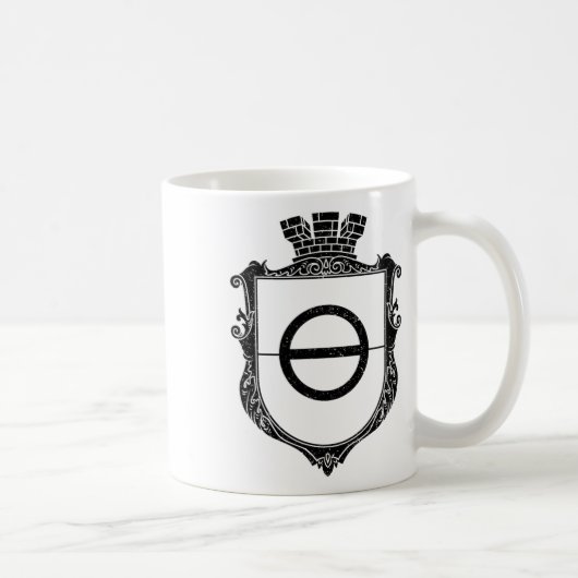 Khmut Ukraine Waffen Flagge Oblast Donezk Kaffeetasse (Rechts)