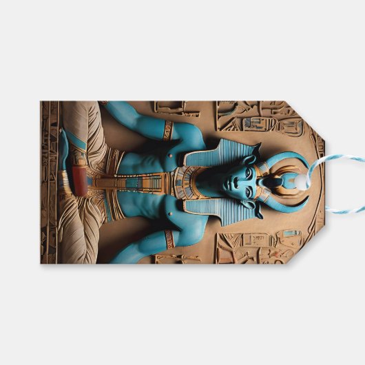 Khnum der uralte ägyptische Schöpfungsgott Geschenkanhänger (Vorderseite (Horizontal))