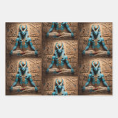 Khnum der uralte ägyptische Schöpfungsgott Geschenkpapier Set (Vorderseite 3)