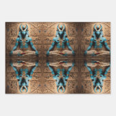 Khnum der uralte ägyptische Schöpfungsgott Geschenkpapier Set (Vorderseite)
