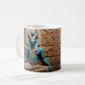 Khnum der uralte ägyptische Schöpfungsgott Kaffeetasse (Vorderseite Links)