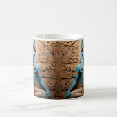 Khnum der uralte ägyptische Schöpfungsgott Kaffeetasse (Mittel)