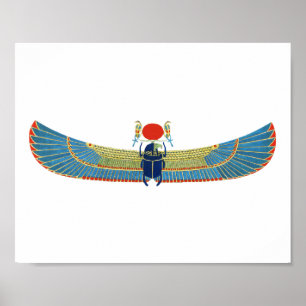 Khnum Gott der Fruchtbarkeit Altes Ägypten Poster