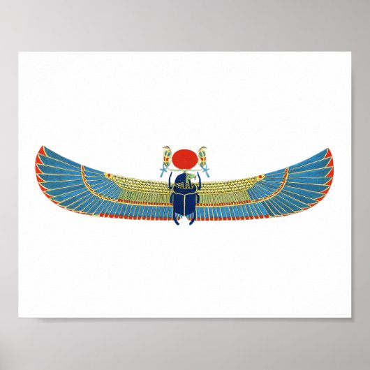 Khnum Gott der Fruchtbarkeit Altes Ägypten Poster (Vorne)