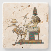 Khnum Steinuntersetzer (Vorderseite)