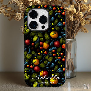 Khokhloma-Blumen-Handyhülle mit modernem Twist Case-Mate iPhone 14 Pro Hülle