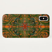 Khokhloma Exotique iPhone Case (Rückseite (Horizontal))
