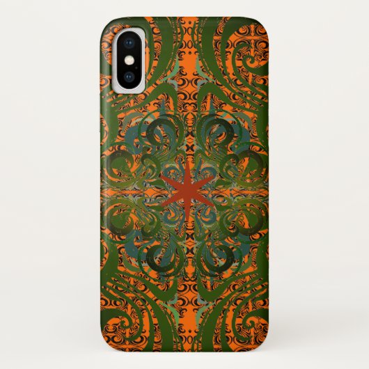 Khokhloma Exotique iPhone Case (Rückseite)
