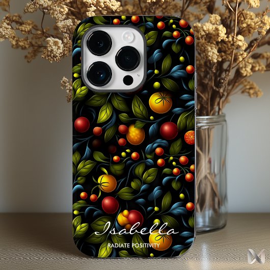 Khokhloma Floral Phone Case mit moderner Drehung