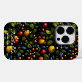 Khokhloma Floral Phone Case mit moderner Drehung (Rückseite (Horizontal))