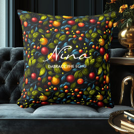 Khokhloma Inspiriert Zierkissen für Blumenmuster