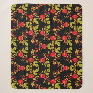 Khokhloma Russische Beeren: Traditioneller Stil Sherpadecke