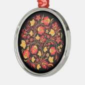 Khokhloma russische silbernes ornament (Links)