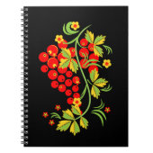 Khokhlommuster Notizblock (Vorderseite)