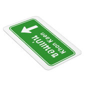 Khon Kaen Ahead ⚠ Verkehrszeichen der thailändisch Magnet (Rechte Seite)