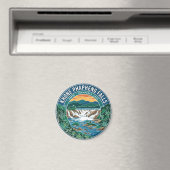 Khone Phapheng Wasserfälle Laos Magnet (In Situ (Geschirrspüler))