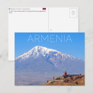 Khor Virap, Armenien Reise-Postkarte Postkarte