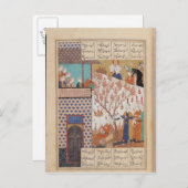 Khosro vor Shirins Palast Postkarte (Vorne/Hinten)