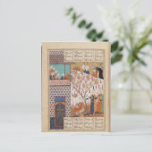 Khosro vor Shirins Palast Postkarte (Stehend Vorderseite)