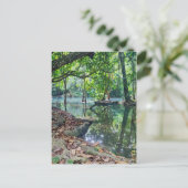 Khoung Si Fälle, Forestsee, Laos Postkarte (Stehend Vorderseite)