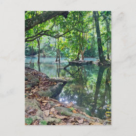 Khoung Si Fälle, Forestsee, Laos Postkarte