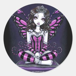 "Khristyn" rosa Prinzessin Fairy Art Stickers