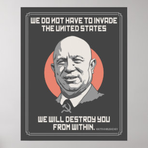 Khrushchev aus poster