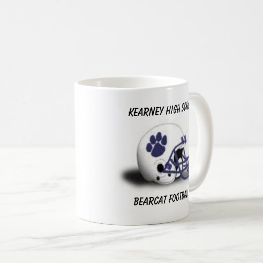 KHS Bearcat-Fußball-Sturzhelm-Kaffee-Tasse Kaffeetasse (VorderseiteRechts)