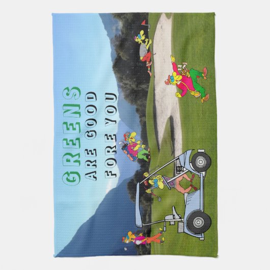 KHS Grüntöne sind gut für Sie Küchenhandtücher Geschirrtuch (Vertikal)