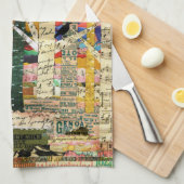 KHS Raven Lunatics Crows and Trees Paper Art Geschirrtuch (Viertel Falte)