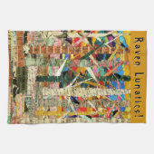 KHS Raven Lunatics Crows and Trees Paper Art Geschirrtuch (Horizontal)