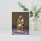 Khufu Great Pyramid Builder Egyptian King Postkarte (Stehend Vorderseite)