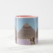 KHUFU PYRAMIDE UND SPHINX-TASSE ZWEIFARBIGE TASSE (Mittel)