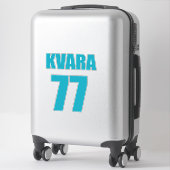 Khvicha Kvaratskhelia Aufkleber (Koffer)
