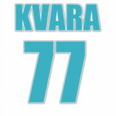 Khvicha Kvaratskhelia Aufkleber (Vorderseite)