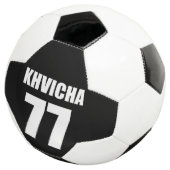 Khvicha Kvaratskhelia Fußball (Dreiviertel)