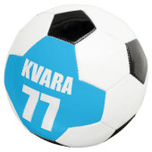 Khvicha Kvaratskhelia Fußball (Dreiviertel)