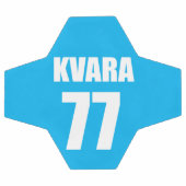 Khvicha Kvaratskhelia Fußball (Flach)