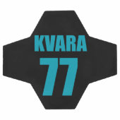 Khvicha Kvaratskhelia Fußball (Flach)